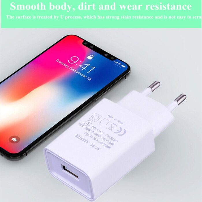 5V 2A Usb Charger For Samsung A52 Huawei P30 Lite Xiaomi LG Fast Charging USB Wall Phone Charger Micro Usb Type C Cable Cord - Image 4