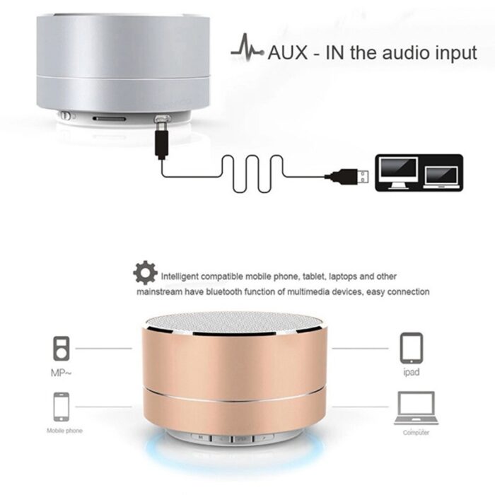 A10 Outdoor Portable Bluetooth Speaker with Subwoofer & FM Radio - Image 3