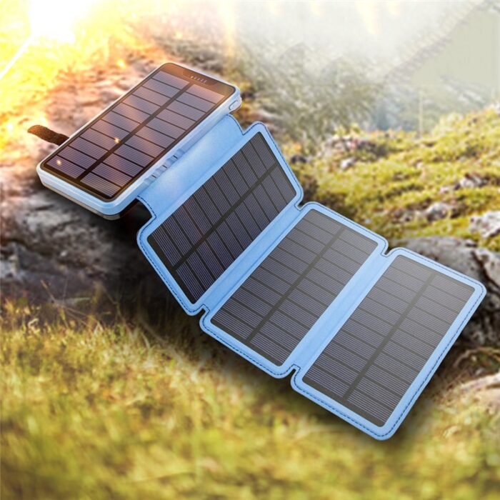 20,000mAh Waterproof Solar Power Bank with Fast Charging