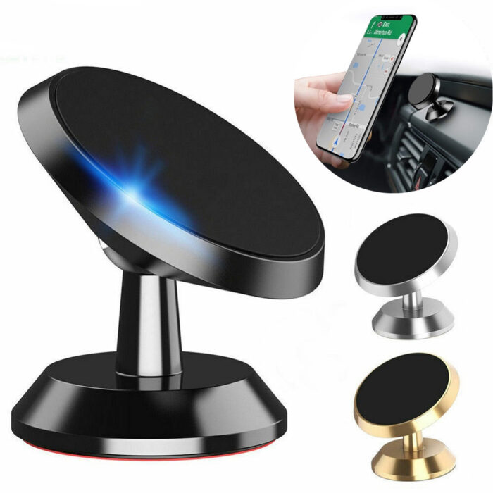 Improved Title:  Strong Magnetic Car Phone Mount - Universal for iPhone, Samsung, and More