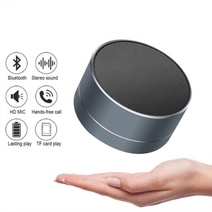 Mini Metal Wireless Bluetooth Speaker for Mobile Phone Computer Laptop Audio Speakers Subwoofer Support TF Card - Image 4