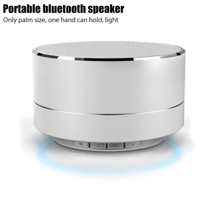 Mini Metal Wireless Bluetooth Speaker for Mobile Phone Computer Laptop Audio Speakers Subwoofer Support TF Card