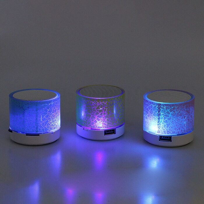 Portable Bluetooth Speaker with LED Lights & Bass Boost - Image 3