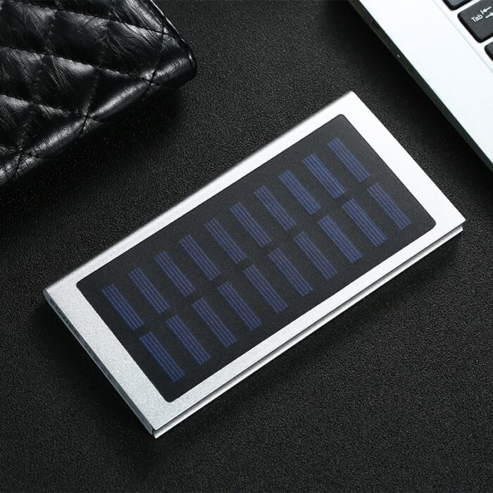 Solar Power Bank 50000mah External Battery 2 USB LED Mobile phone Solar Charger for Xiaomi iphone huawei - Image 4