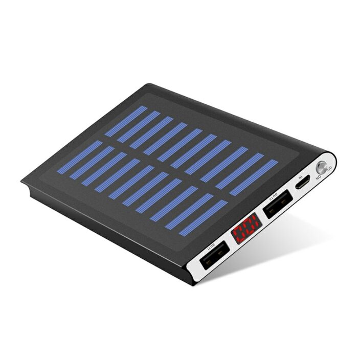 Solar Power Bank 50000mah External Battery 2 USB LED Mobile phone Solar Charger for Xiaomi iphone huawei - Image 5