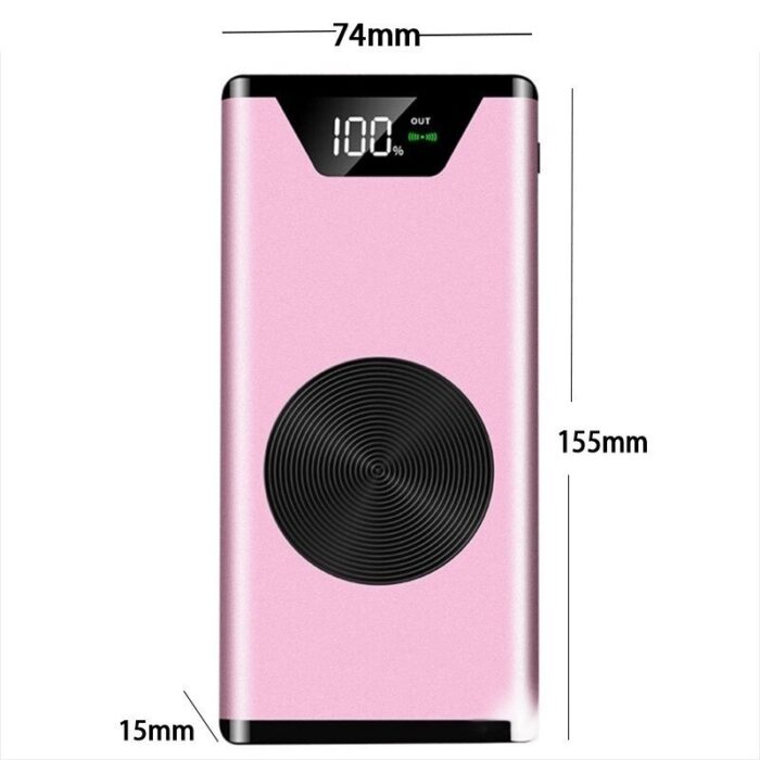 Wireless Portable Charger 30000mAh Fast Charging with 2USB External Battery Digital Display Power Bank for Samsung Iphone Xiaomi - Image 5